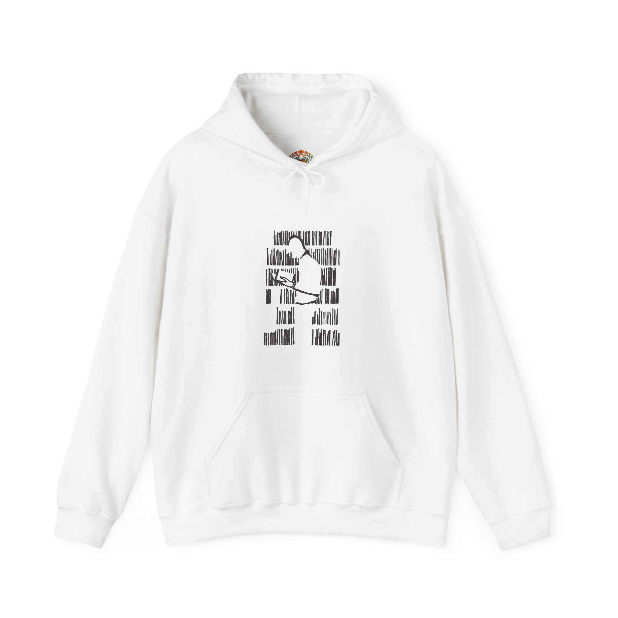 The Book Reader Embroidery Hoodie | Sweatshirt