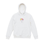 Colorful Tulip Flower Bouquet Embroidered Heavyweight Hoodie and Sweatshirt