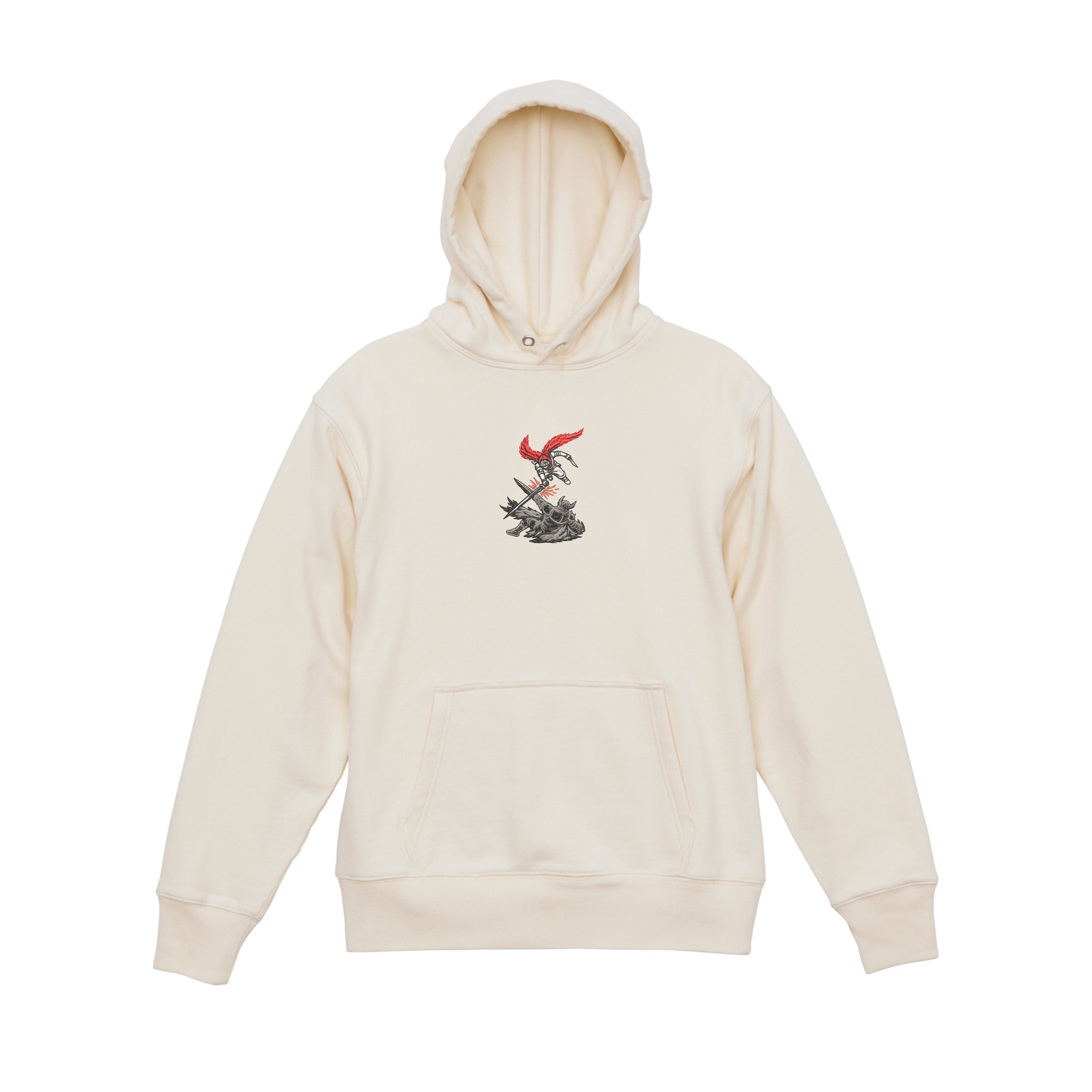 Sudadera con capucha y sudadera pesada bordada de Demon Slayer japonesa