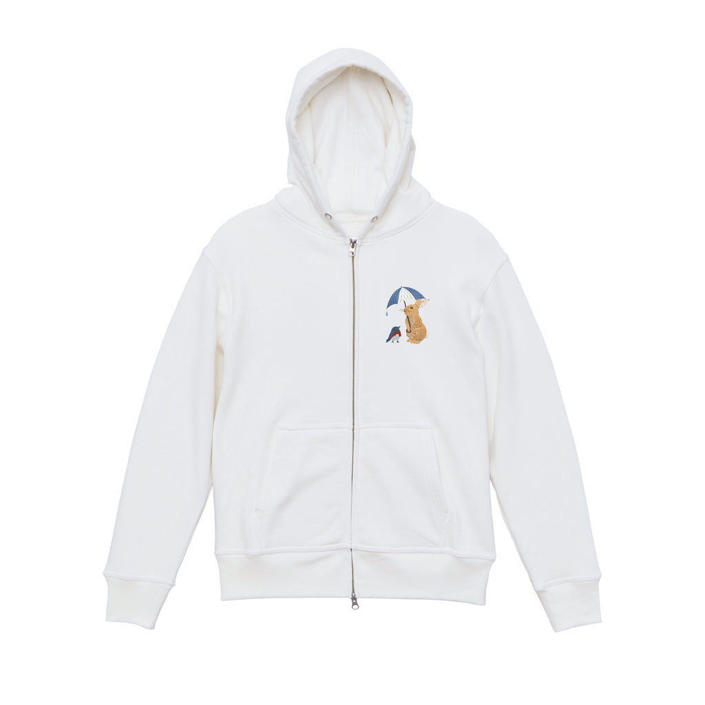 Bunny & Robin Embroidered 450GSM Heavyweight Pullover Hoodie Sweatshirt