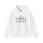 Sudadera con capucha y bordado floral bohemio de primavera | Sudadera | Camiseta