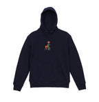 Abstract Tulip Lady Mural Embroidered Heavyweight Hoodie and Sweatshirt