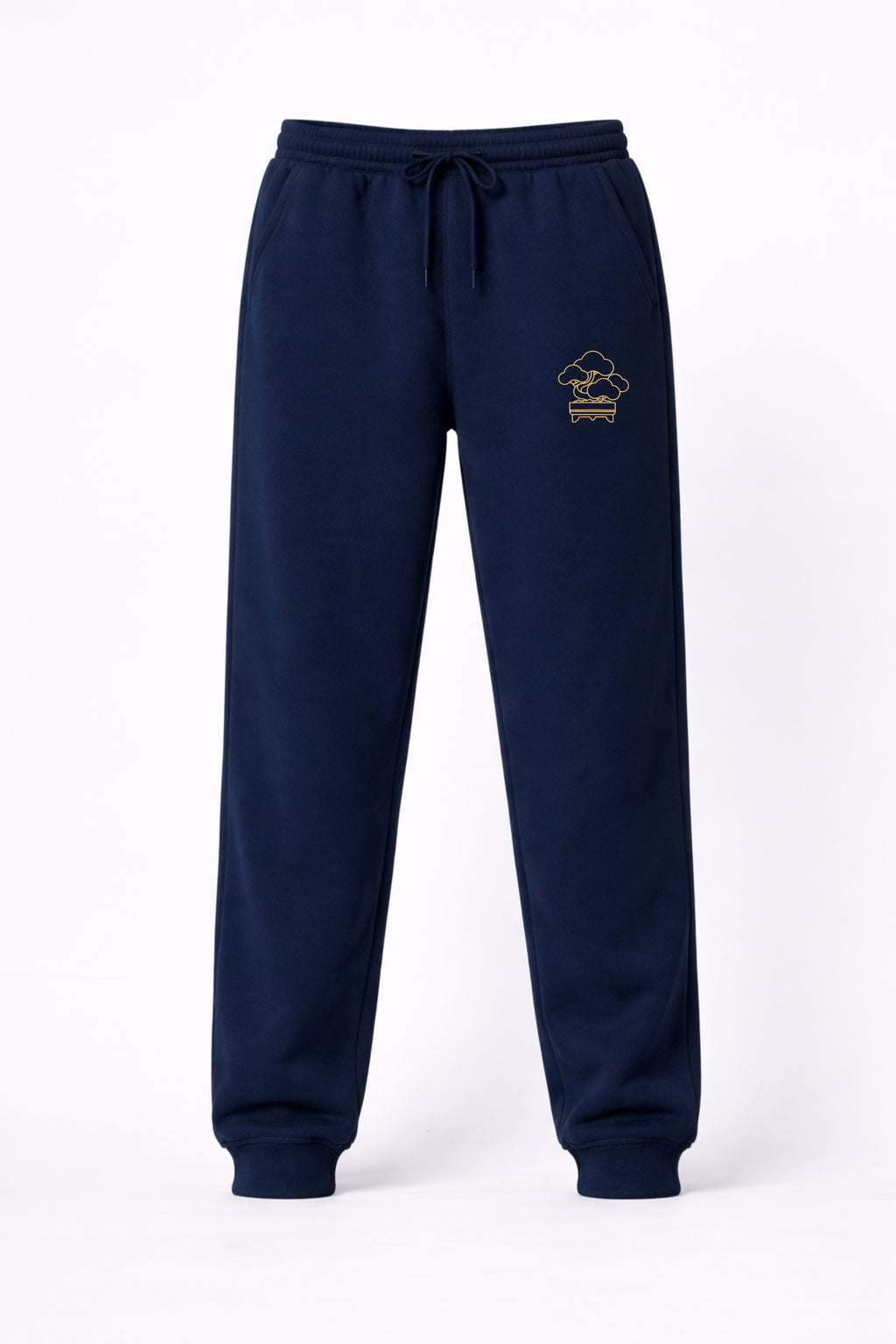 Japanese Bonsai | Embroidered 350GSM Cotton Sweatpants