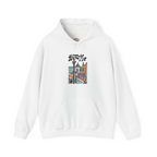 Coastal Mediterranean village Embroidery Hoodie | Sweatshirt