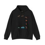 Fox Diving Funny Animal Lover Embroidered Hoodie | Sweatshirt | T-shirt