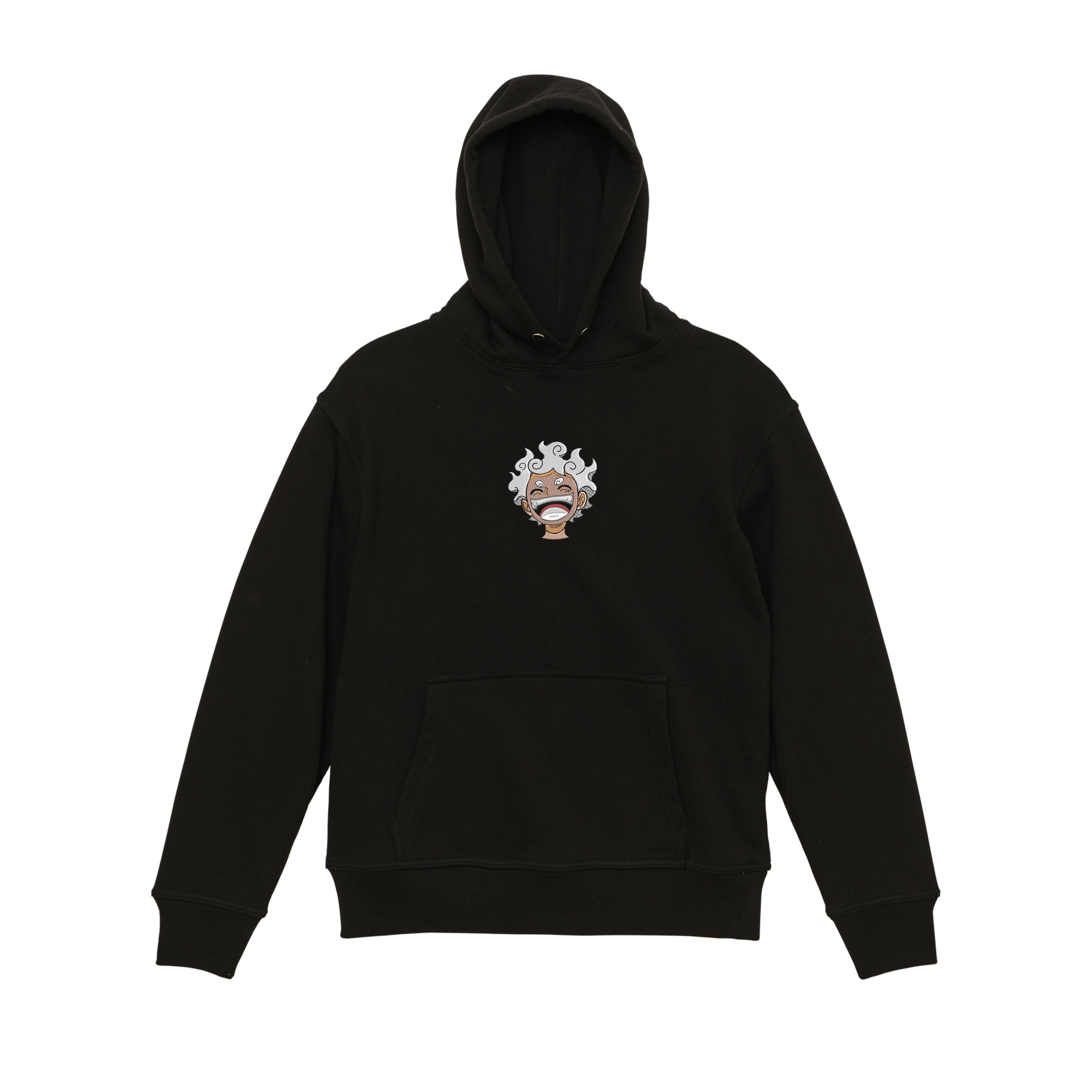 Joy Boy Gear 5 Monkey D Luffy Embroidered Heavyweight 450 GSM Cotton Hoodie Sweatshirt