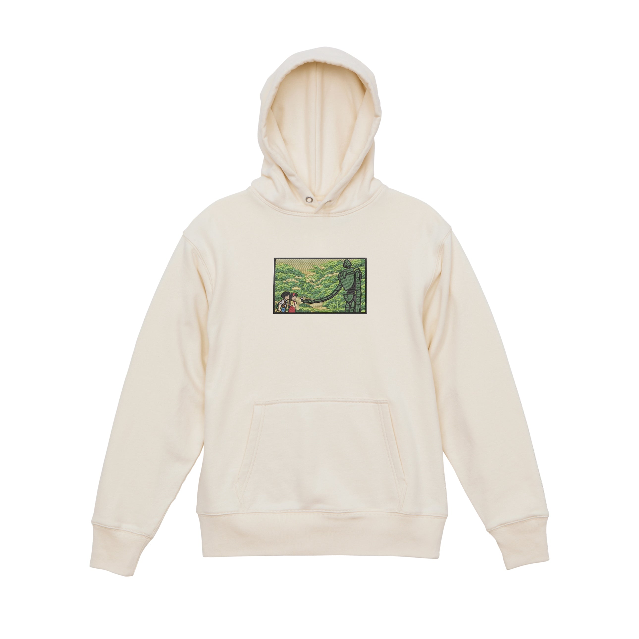Embroidered Garden of Eden Hoodie Mecha Automata Heavyweight Hoodie and Sweatshirt