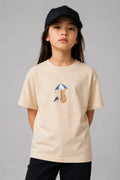 Bunny & Robin Embroidered 250 GSM Organic Cotton T shirt | Adults and Kids Matching Set