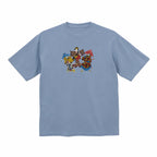 Embroidered Geisha Kabuki Japanese Streetwear Cotton Heavyweight T shirt