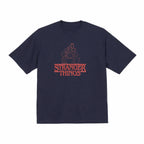 Stranger Things Cast Line Art Embroidered Premium T shirt