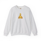 Sudadera con capucha y bordado de Homer Simpson con meditación e iluminación | Sudadera | Camiseta