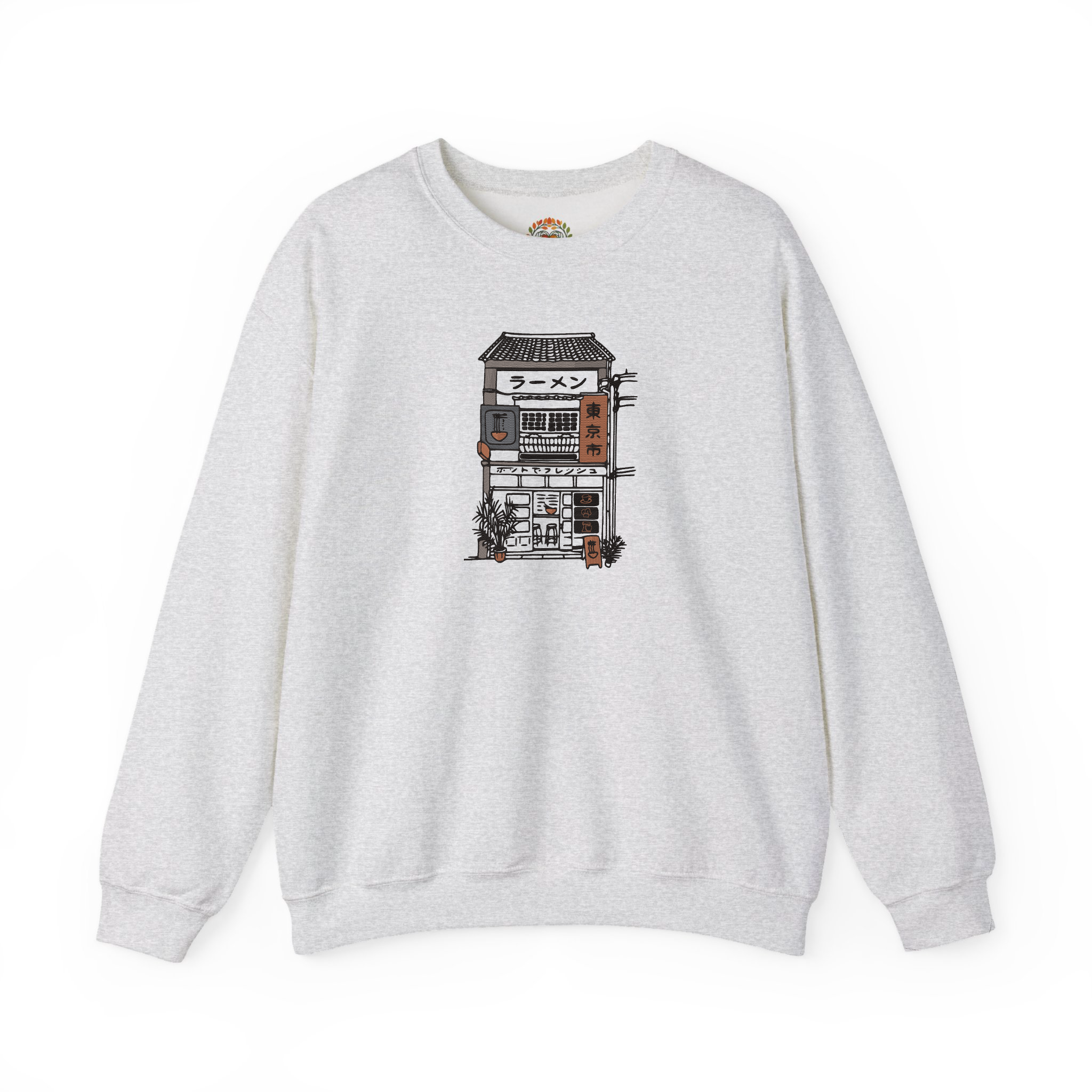 東京ラーメンショップ | プレミアム刺繍入り10オンスヘリテージパーカー