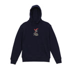 Sudadera con capucha y sudadera pesada bordada de Demon Slayer japonesa