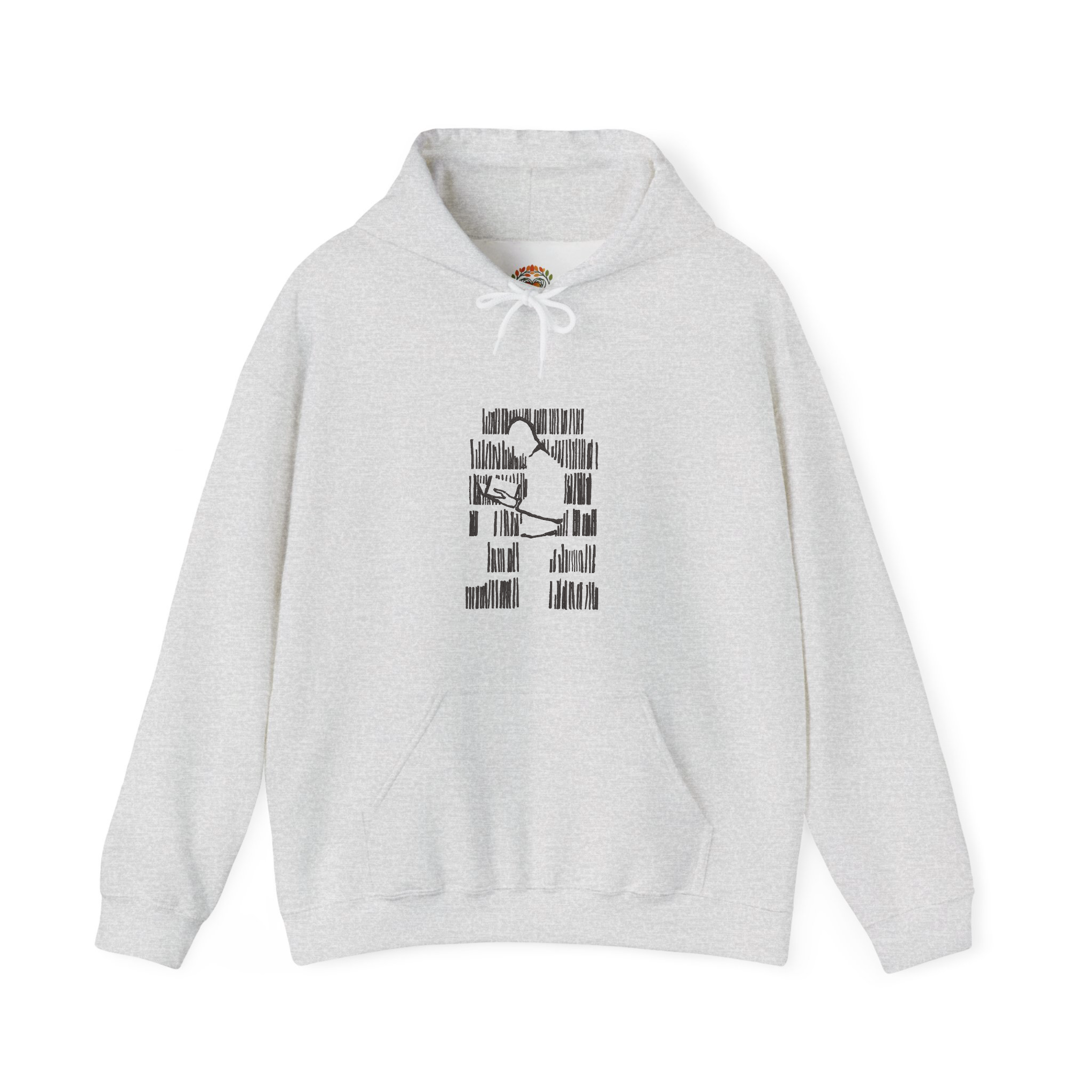The Book Reader Embroidery Hoodie | Sweatshirt
