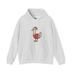 Silly Santa Goose Christmas Embroidery Hoodie | Sweatshirt | T-shirt