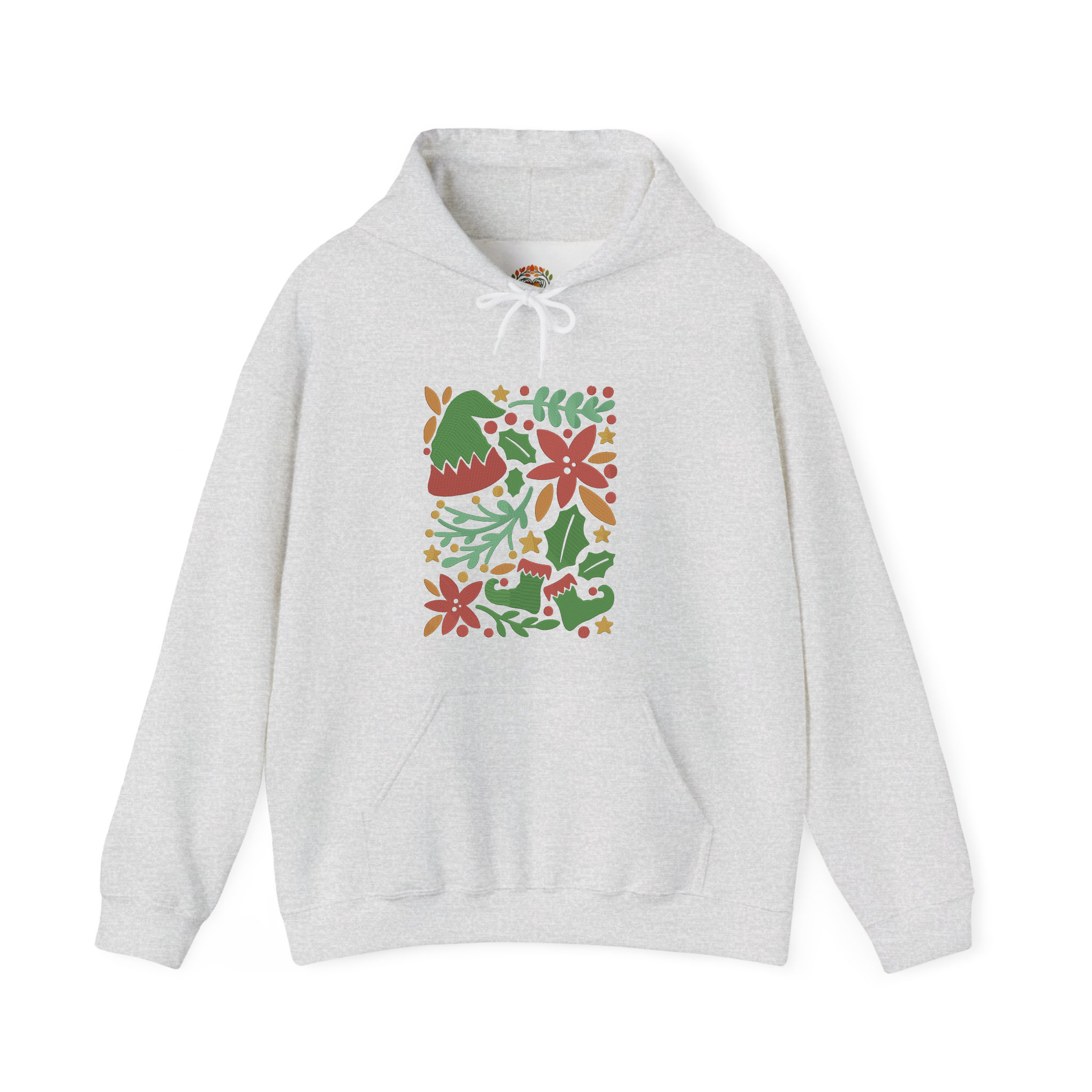 Christmas Decoration Colorful Abstract Embroidery Hoodie | Sweatshirt | T-shirt