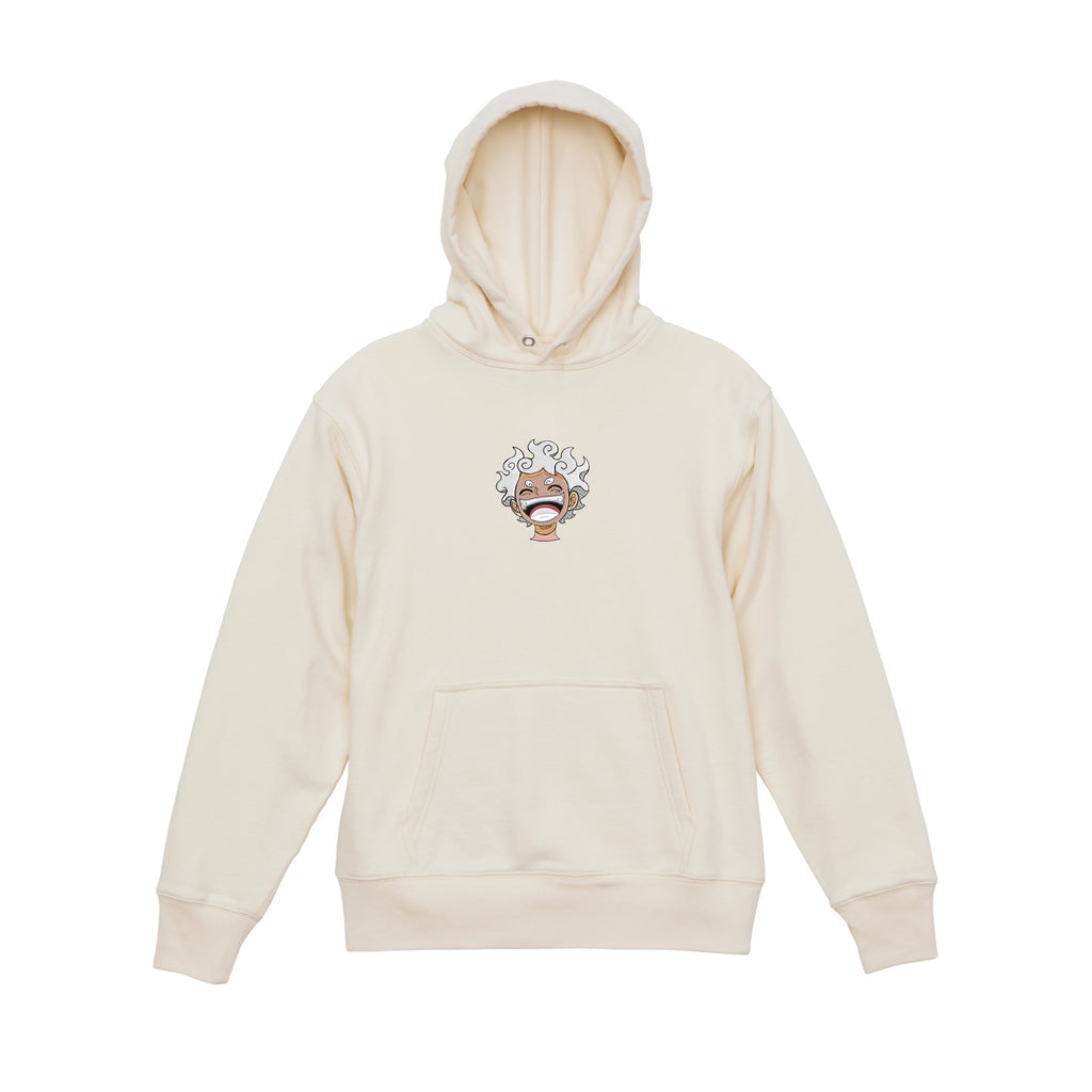 Joy Boy Gear 5 Monkey D Luffy Embroidered Heavyweight 450 GSM Cotton Hoodie Sweatshirt