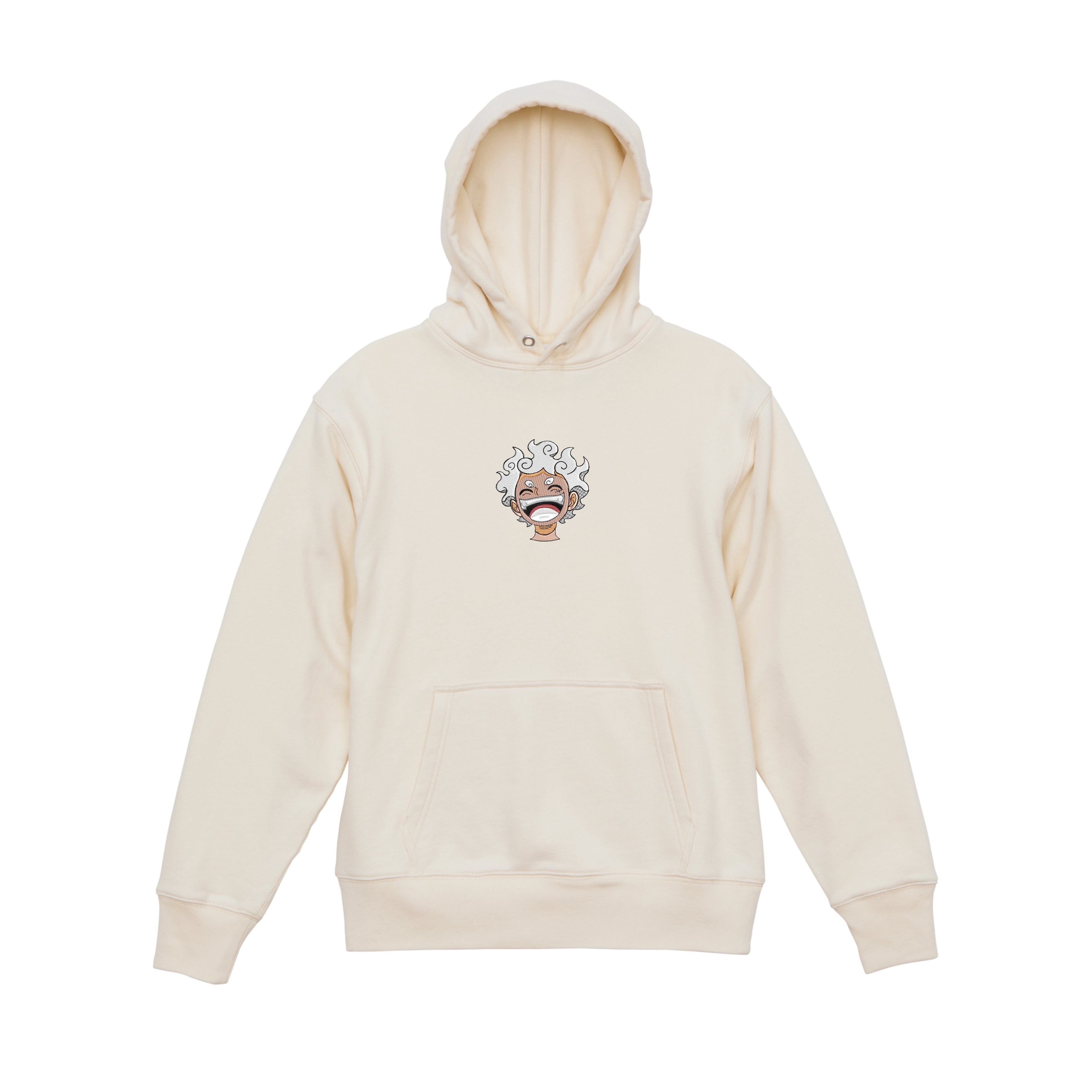 Joy Boy Gear 5 Monkey D Luffy Embroidered Heavyweight 450 GSM Cotton Hoodie Sweatshirt