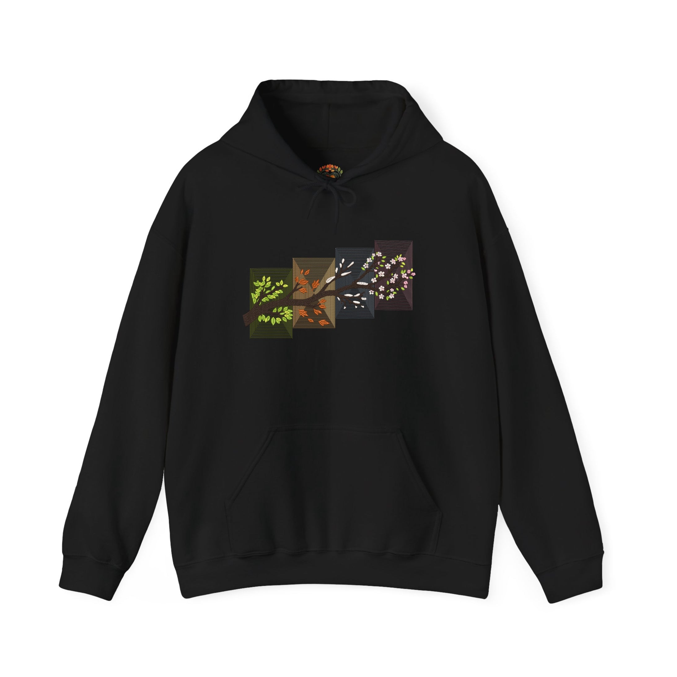 Embroidered Four Seasons Hoodie and Sweatshirt