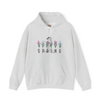 Sudadera con capucha y bordado floral bohemio de primavera | Sudadera | Camiseta