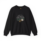 Sudadera con capucha y bordado de fogata de camping con estrellas | Sudadera | Camiseta