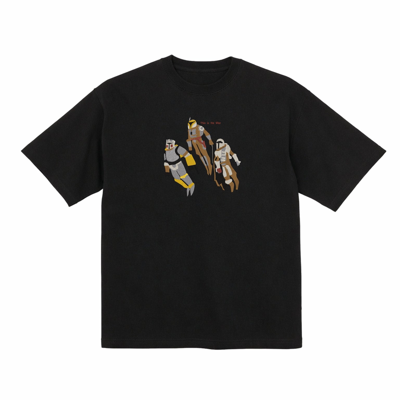 Embroidered This Is The Way Premium Cotton Heavyweight T shirt