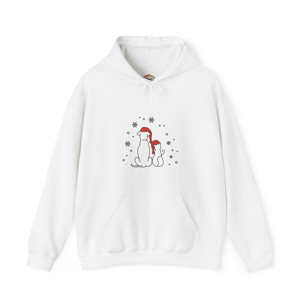 Christmas Holiday Dog Mom Embroidery Hoodie | Sweatshirt | T-shirt
