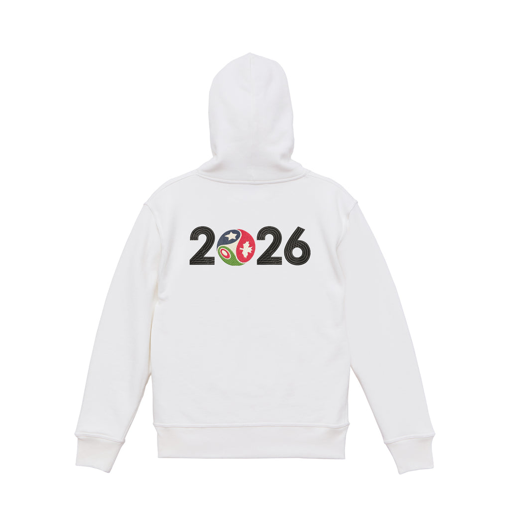 FIFA WORLDCUP 2026 Embroidered Heavyweight 450 GSM Cotton Hoodie Sweatshirt