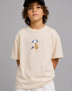 Bunny & Robin Embroidered 250 GSM Organic Cotton T shirt | Adults and Kids Matching Set