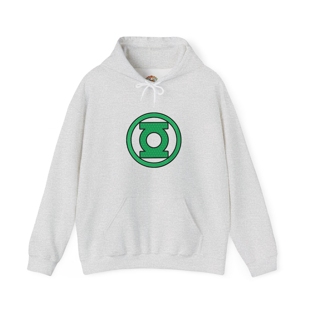 Green Lantern Embroidery Hoodie | Sweatshirt | T-shirt