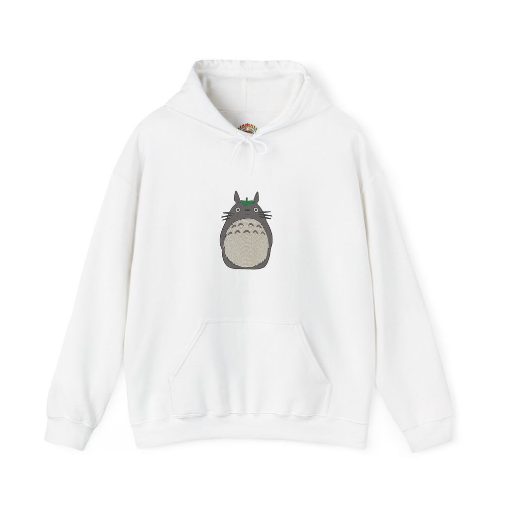 Ghibli Totoro Forest Spirit Embroidery Hoodie | Sweatshirt