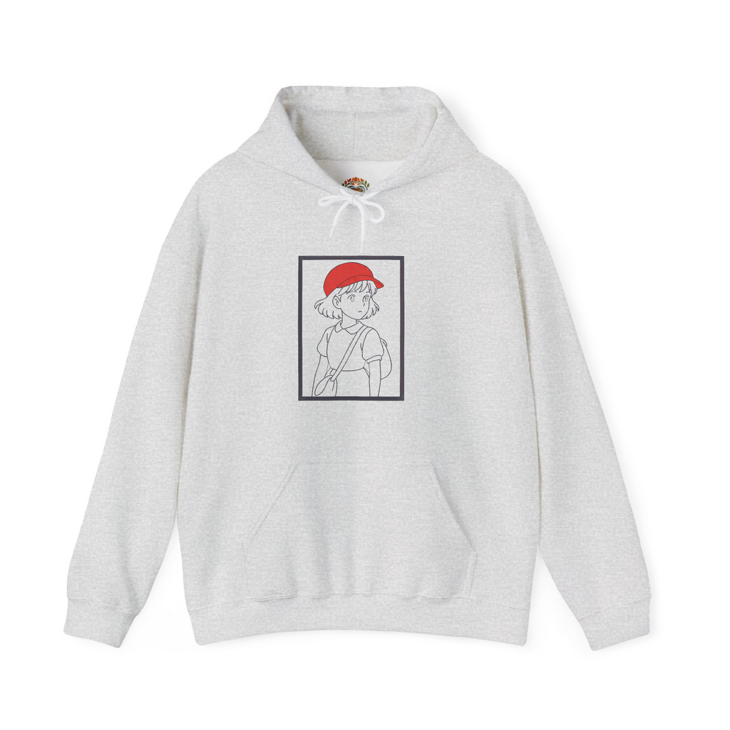 Sudadera con capucha bordada de Red Cap Girl | Sudadera