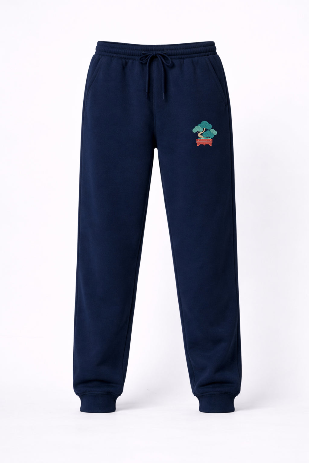 Japanese Bonsai | Embroidered 350GSM Cotton Sweatpants