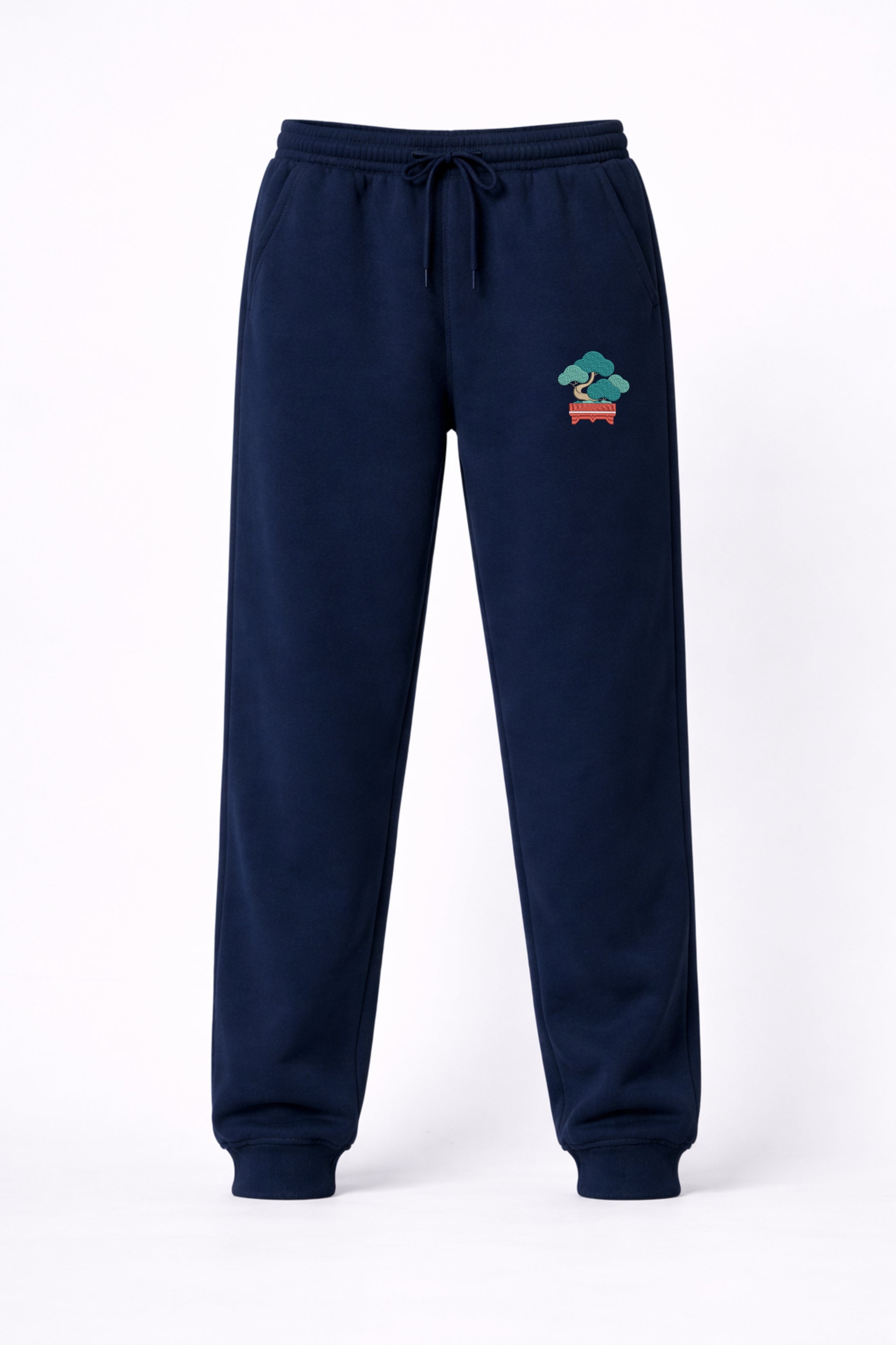 Japanese Bonsai | Embroidered 350GSM Cotton Sweatpants