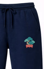 Japanese Bonsai | Embroidered 350GSM Cotton Sweatpants