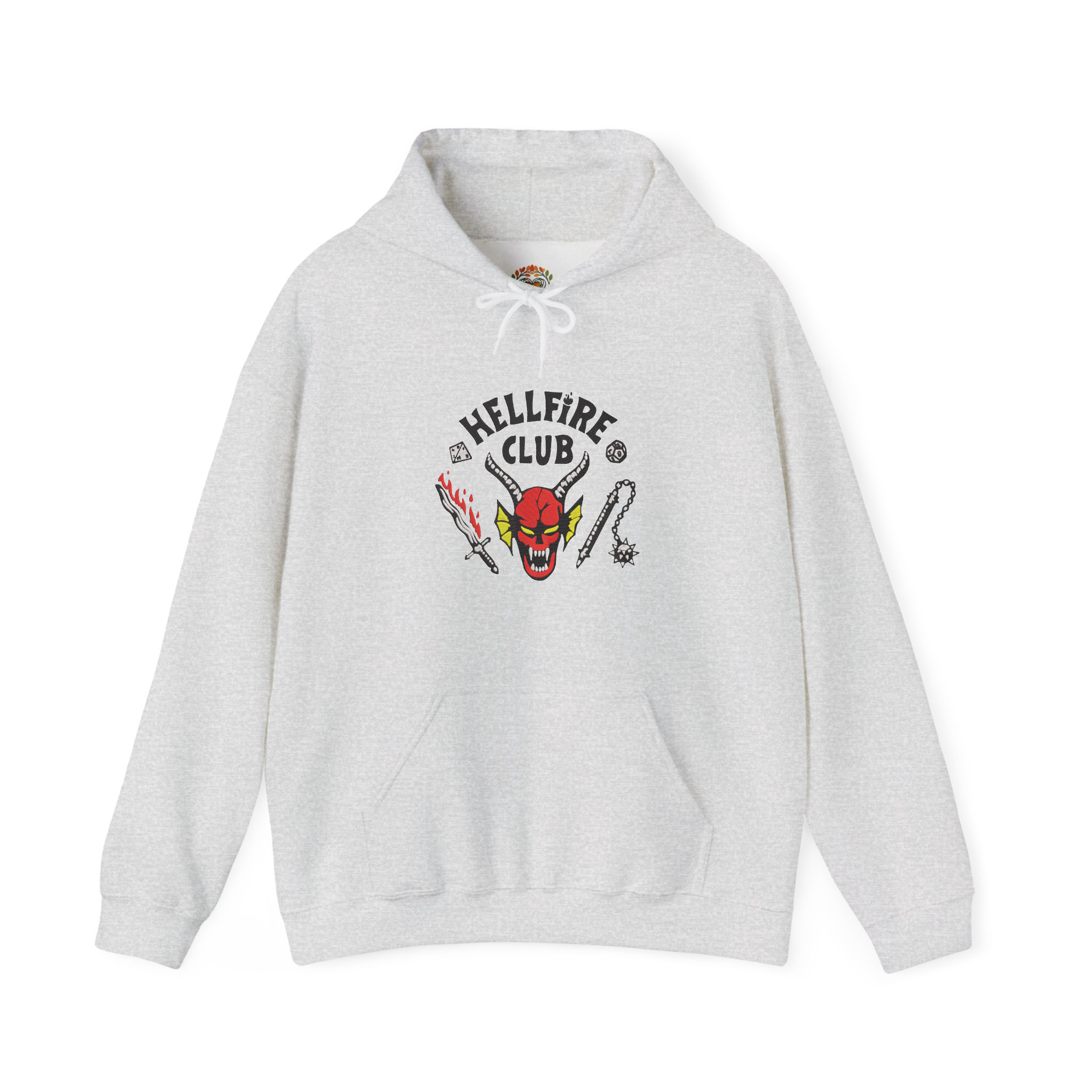 Embroidered Hellfire Club Stranger Things Hoodie and Sweatshirt