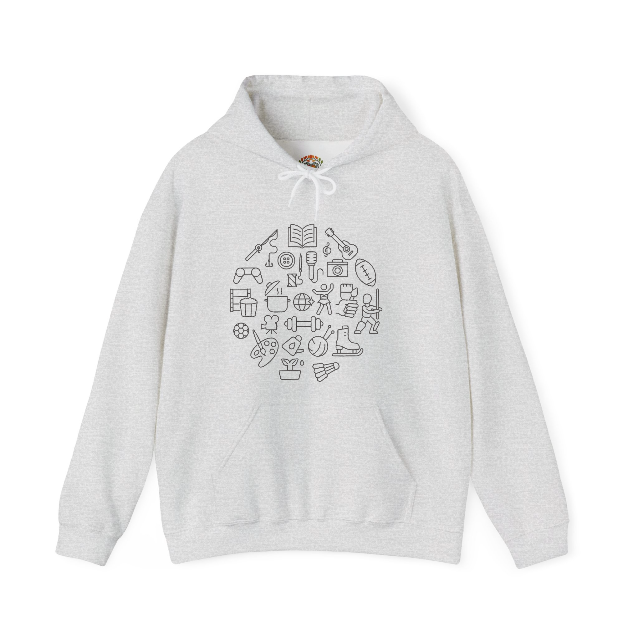 Everyday Adventures Lifestyle Recreation Embroidery Hoodie | Sweatshirt