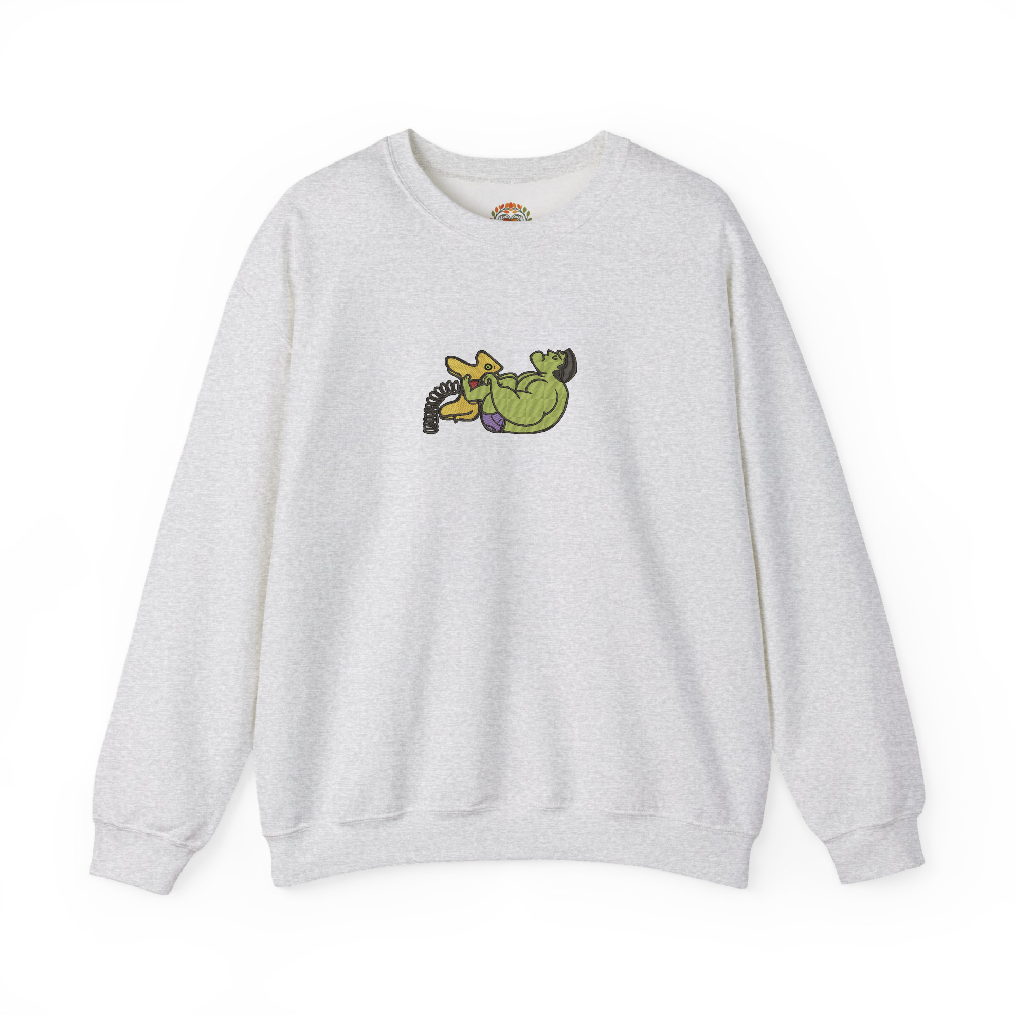 Hulk Smash Seesaw Embroidery Hoodie | Sweatshirt