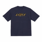 Embroidered Spirit of the Wild Gold Stallions Running Premium Cotton Heavyweight T shirt