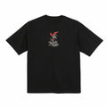 Camiseta japonesa bordada de algodón premium de peso pesado Demon Slayer