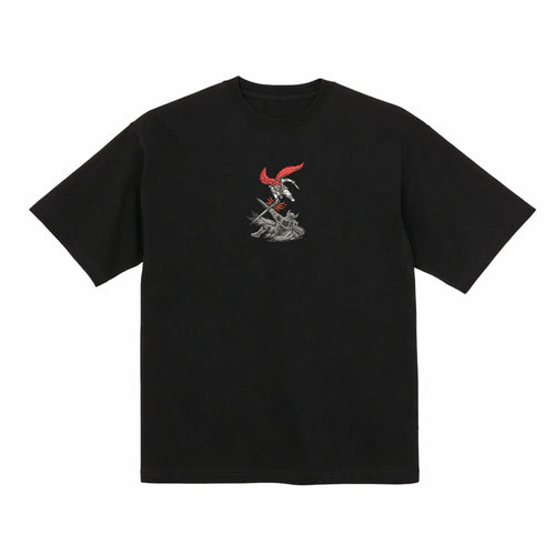 Embroidered Japanese Demon Slayer Premium Cotton Heavyweight T shirt