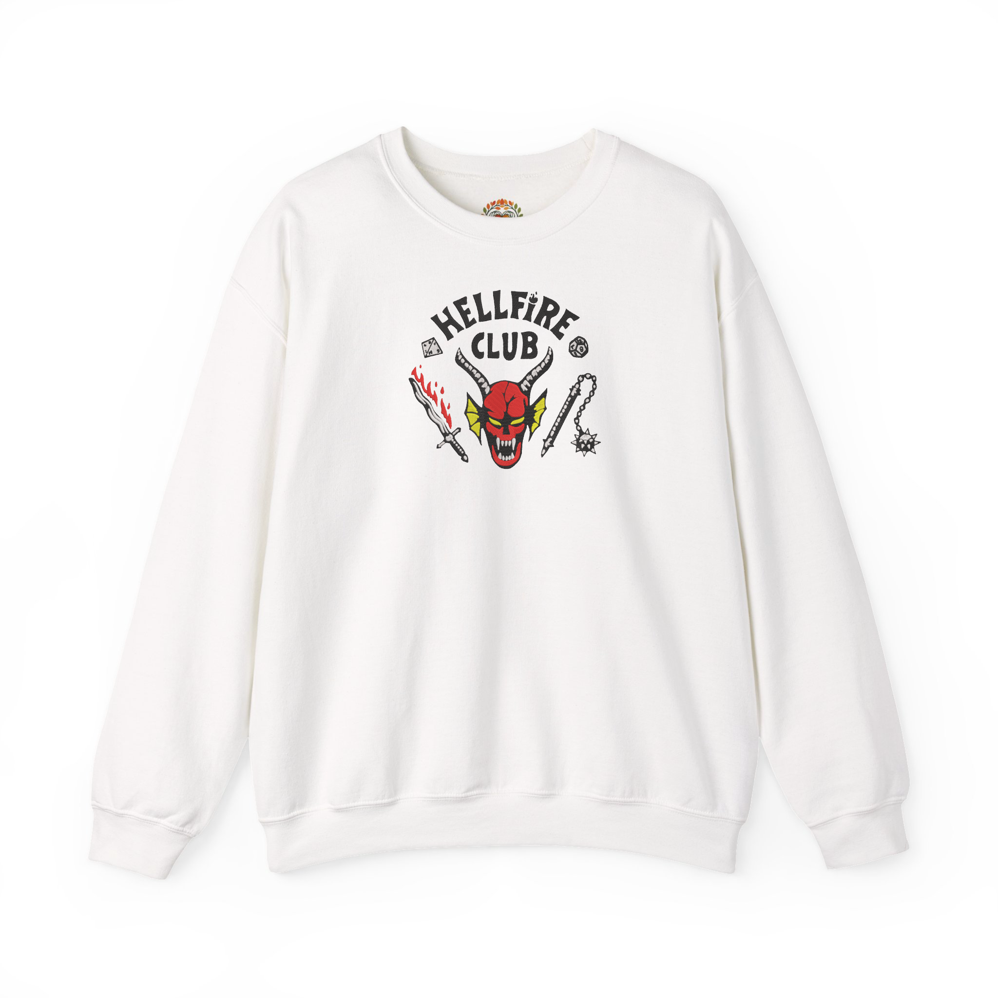Embroidered Hellfire Club Stranger Things Hoodie and Sweatshirt