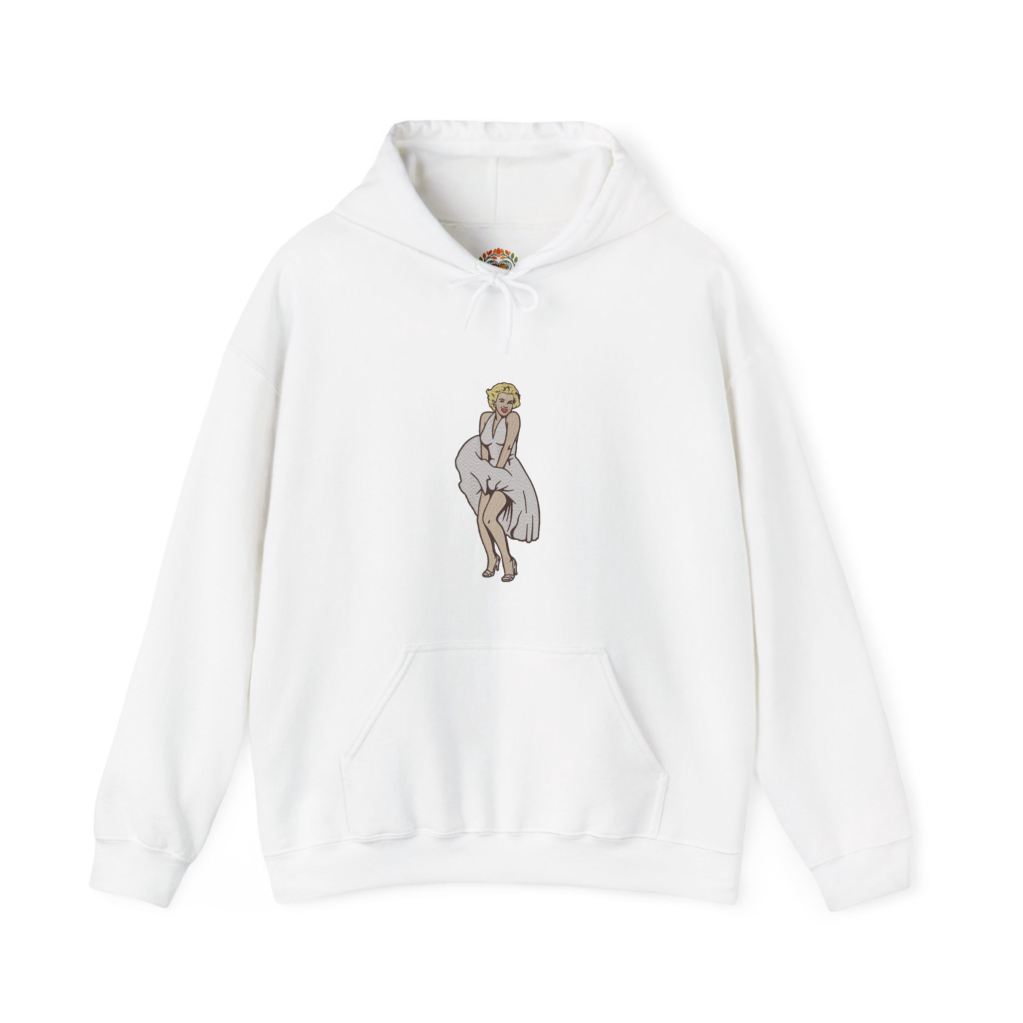 Marilyn Monroe: The Flying Skirt Embroidered Hoodie | Sweatshirt | T-shirt