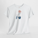Sudadera con capucha minimalista con bordado floral abstracto de rosas y mujer | Sudadera
