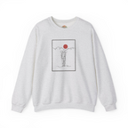 Sudadera con capucha y bordado "Lone Hiker Sunset Mountains" | Sudadera | Camiseta