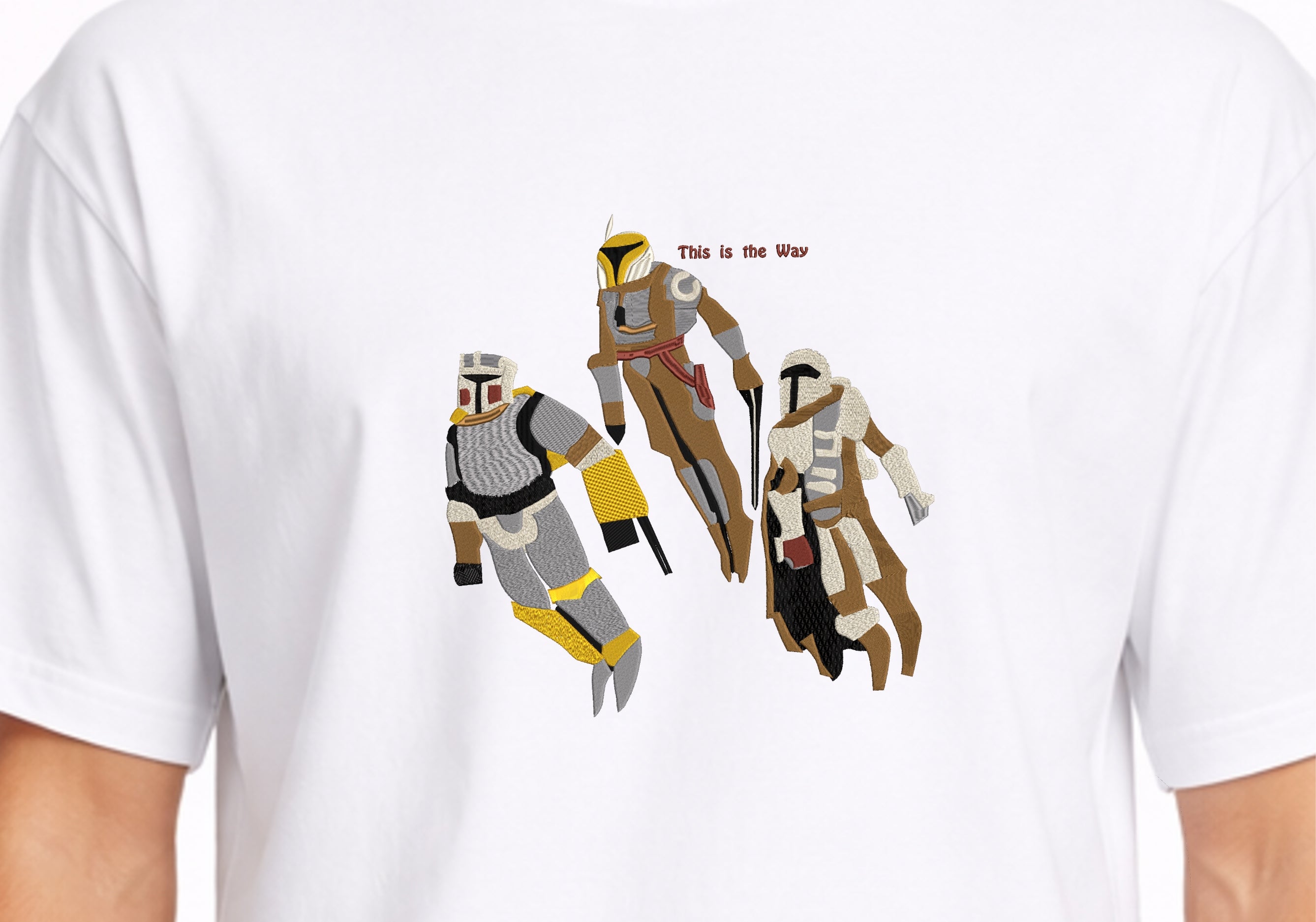 This Is The Way Heavyweight Embroidered Hoodie and Sweatshirt