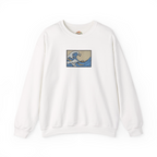 The Great Wave Off kanagawa Embroidery Hoodie | Sweatshirt