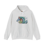 Ghibli Spirited Away Chihiro Haku Dragon Embroidery Hoodie | Sweatshirt