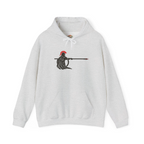 Gladiator Silhouette 3D Puff Embroidered Hoodie | Sweatshirt | T-shirt