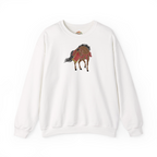 日本ロイヤルスカーレットナイトスタリオン刺繍パーカー | スウェットシャツ